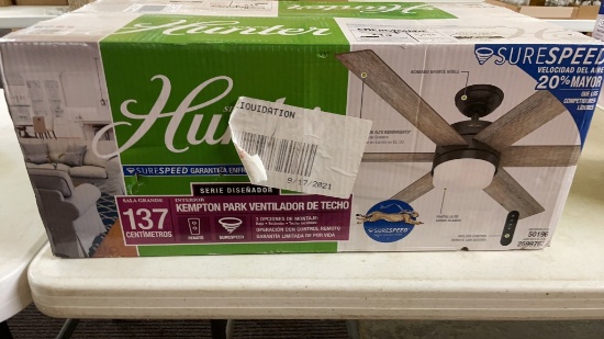 Hunter 54” Kempton Park  ceiling fan
