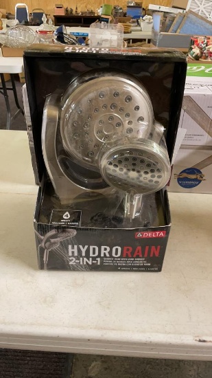 Delta hydro rain 2-in-1 shower combo
