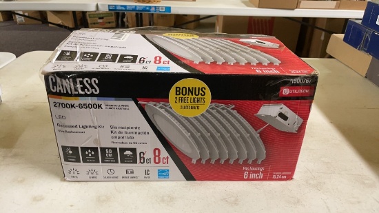 Canless recessed lighting kit