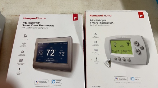 Lot of 2 Honeywell Smart thermostats