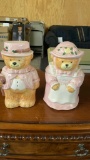 2 Bear cookie jars
