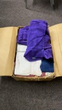 Box of wash cloths & towels