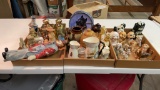 3 boxes of dog figurines, porcelain figurines,