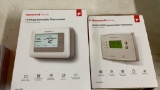Lot of 2 Honeywell programmable thermostats
