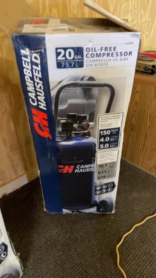 CH 20gal oil-free air compressor