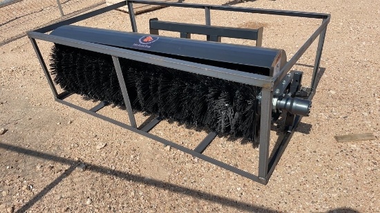 Wolverine Skid Steer Angle Broom 72"