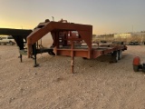 20' Flat bed Dove Tail trailer with ramps