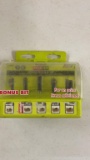 RYOBI straight router bit set