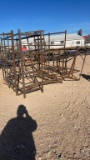 Lot of angle iron racks