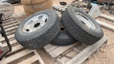 Lot of 3 tires & rims