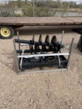 Unused JCT Skid Steer Auger Attachment