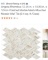 Angora Rhombus marble mesh-mounted mosaic wall