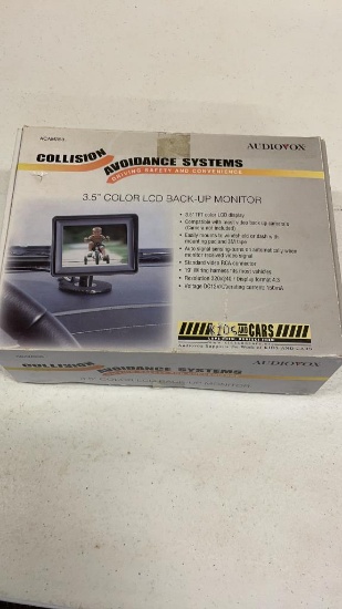 3.5” color LCD back up monitor