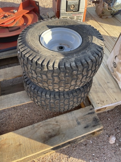 Lot of 2—15x6.00-6NHS lawnmower tires