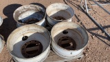 Lot of 4 truck wheels