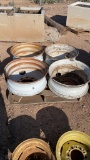 Lot of 4 truck wheels