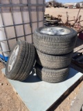 Set of 4 P245/50ZR16 tires