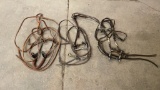 Lot of 3 bridles & bits