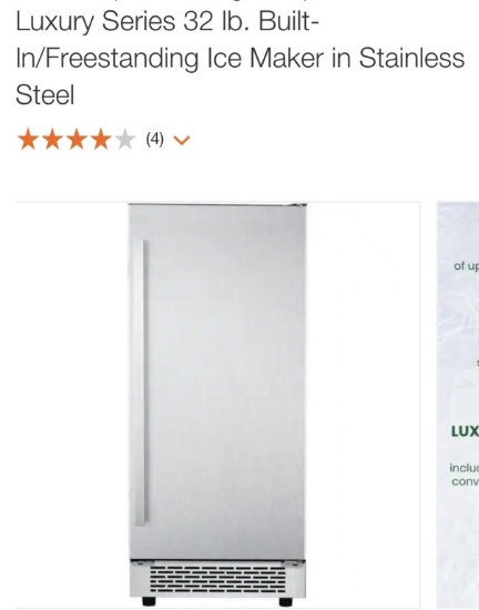 Hanover Built-in Freestanding ice maker