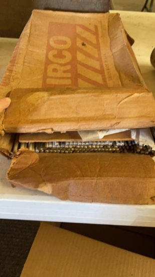 Partial box of 1/8” 6011 welding rods