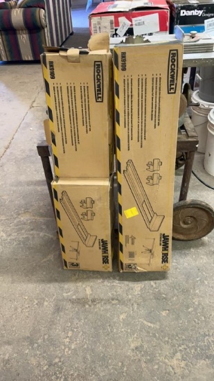 2 New  Rockwell plywood jaws for saw horses