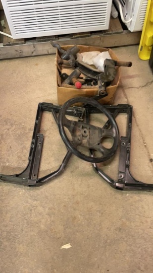 Box of golf cart lift kit parts