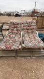Pair of loungers w/cushions