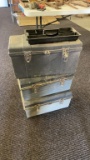 Lot of 3 plastic toolboxes & 1 tray