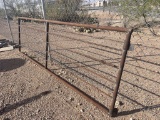 3’7 x 11’8” Pipe and rod gate w/ hinges