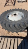 16.9R28 tractor tire and rim