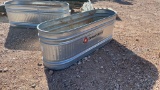5-1/2”x2’ oval galvanized water trough-has holes