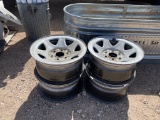 Set of 4 18” Chevy rims