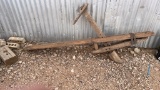 Antique wooden plow