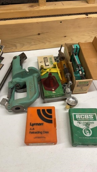 Lot of RCBS reloading equipment