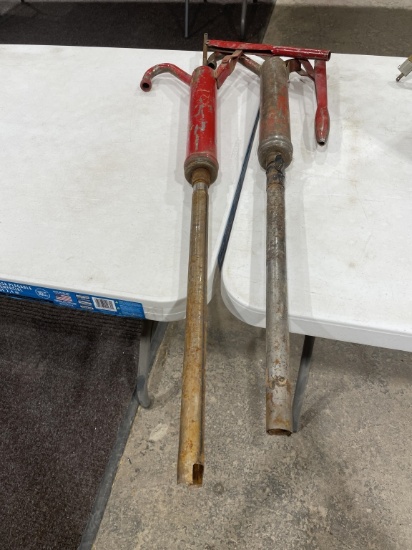 Lot of 2 barrel pumps