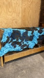Dyed cow hide