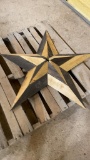 Decorative wooden star