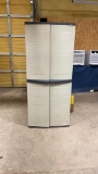 WorkForce plastic storage cabinet w/4shelves