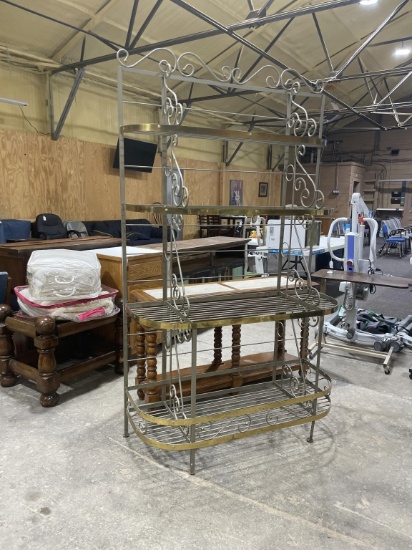Large metal bakers rack