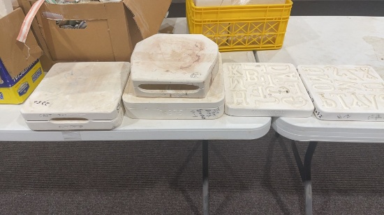 Lot of ceramic molds