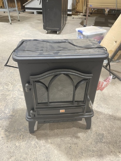 Electric heater fireplace