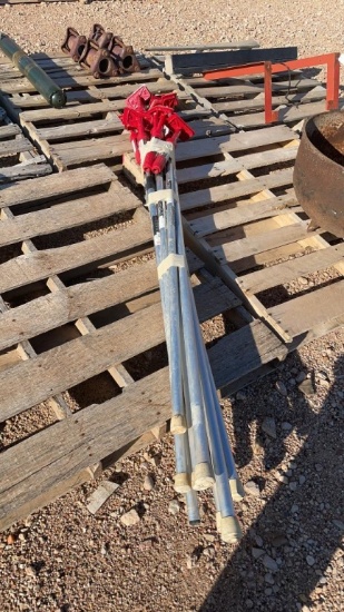 Lot of 10 spring loaded ZipWall Zip poles