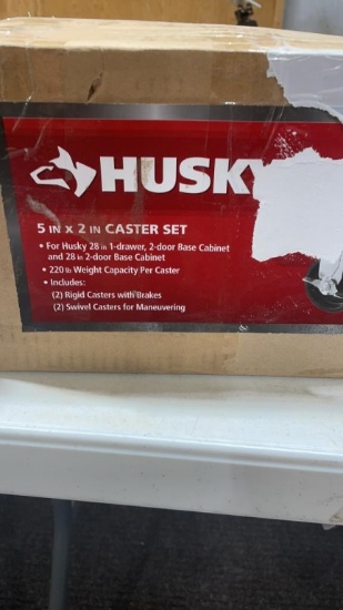 New Husky 5”X2” caster set