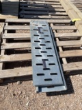 Set of aluminum ramps