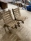 Pair of wooden chairs