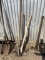 Lot of wood handled tools