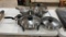 Lot of stainless steel cookware