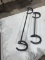 2 Horseshoe Towel Holders