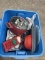 Tub of misc cookware