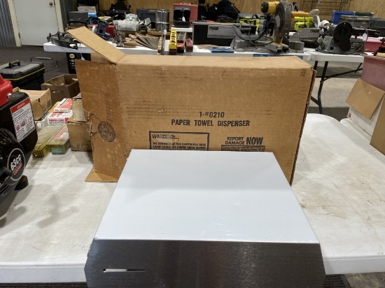 New paper towel dispenser